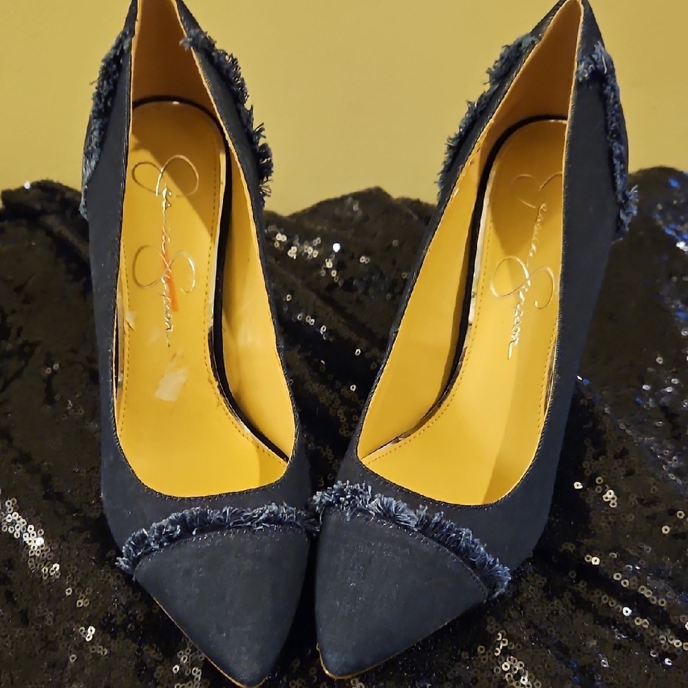 Jessica Simpson Denim Pumps